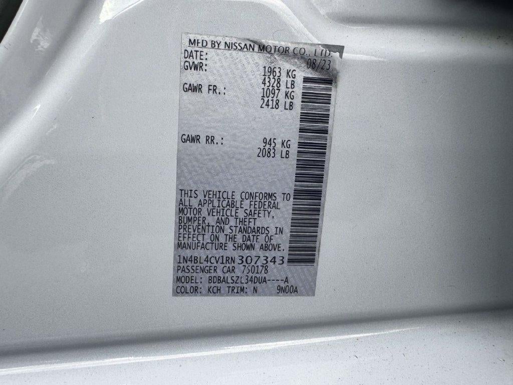 2024 Nissan Altima SR FWD