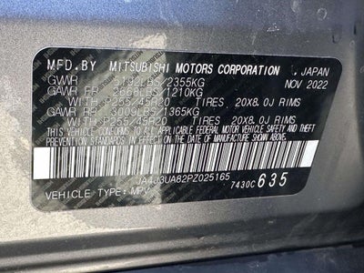 2023 Mitsubishi Outlander SE 2.5 2WD