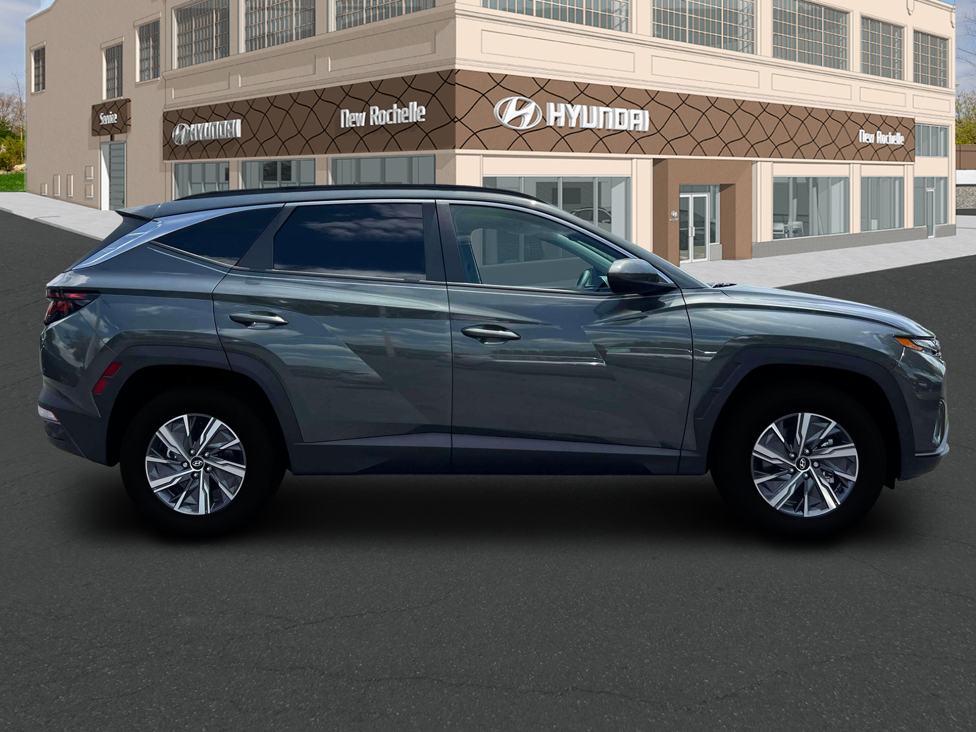 2024 Hyundai TUCSON HYBRID Blue