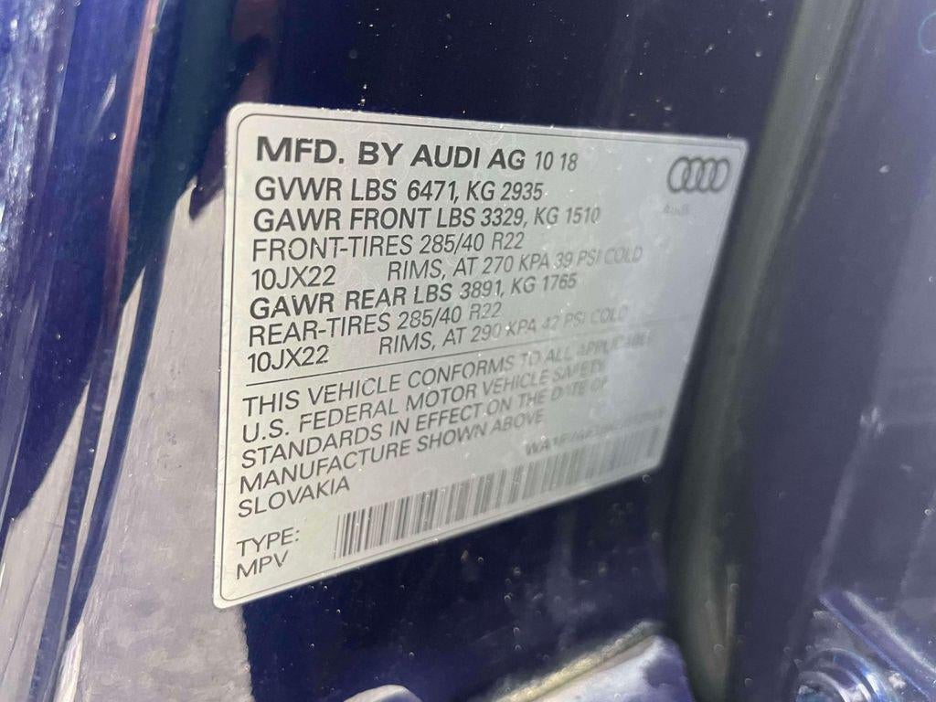 2019 Audi Q8 55 Premium