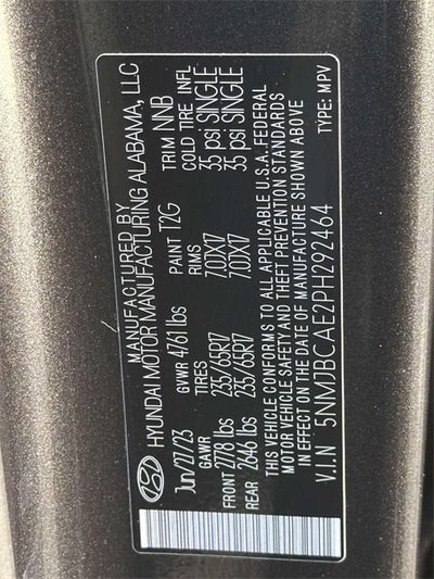 2023 Hyundai TUCSON SEL