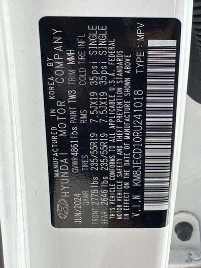 2024 Hyundai TUCSON HYBRID Limited