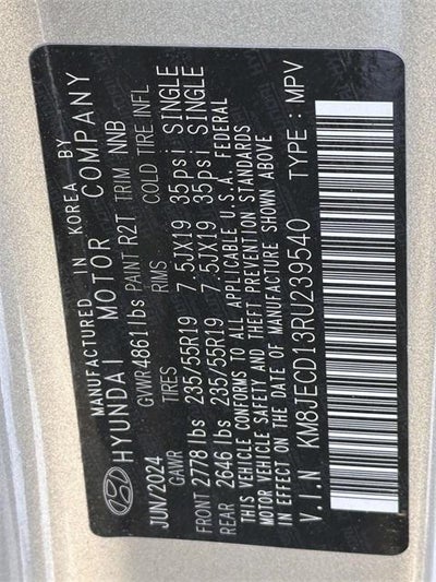 2024 Hyundai TUCSON HYBRID Limited