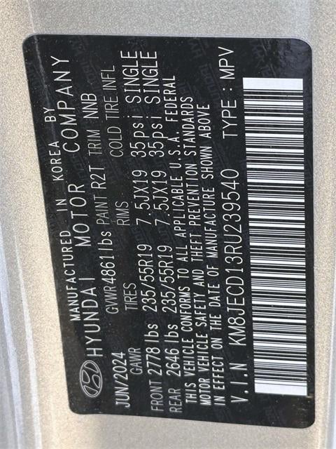 2024 Hyundai TUCSON HYBRID Limited