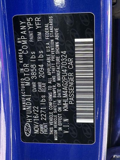 2023 Hyundai ELANTRA SEL