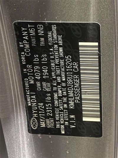 2024 Hyundai ELANTRA HYBRID Blue