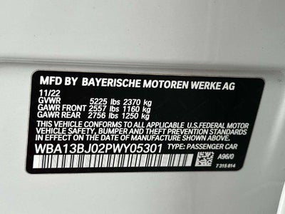 2023 BMW 530 530i xDrive