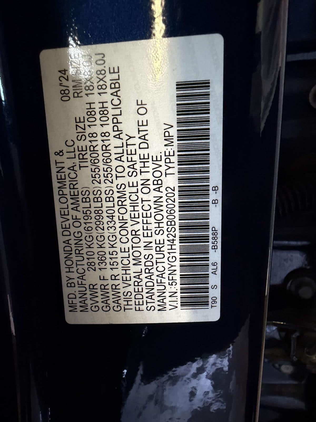 2025 Honda Pilot EX-L