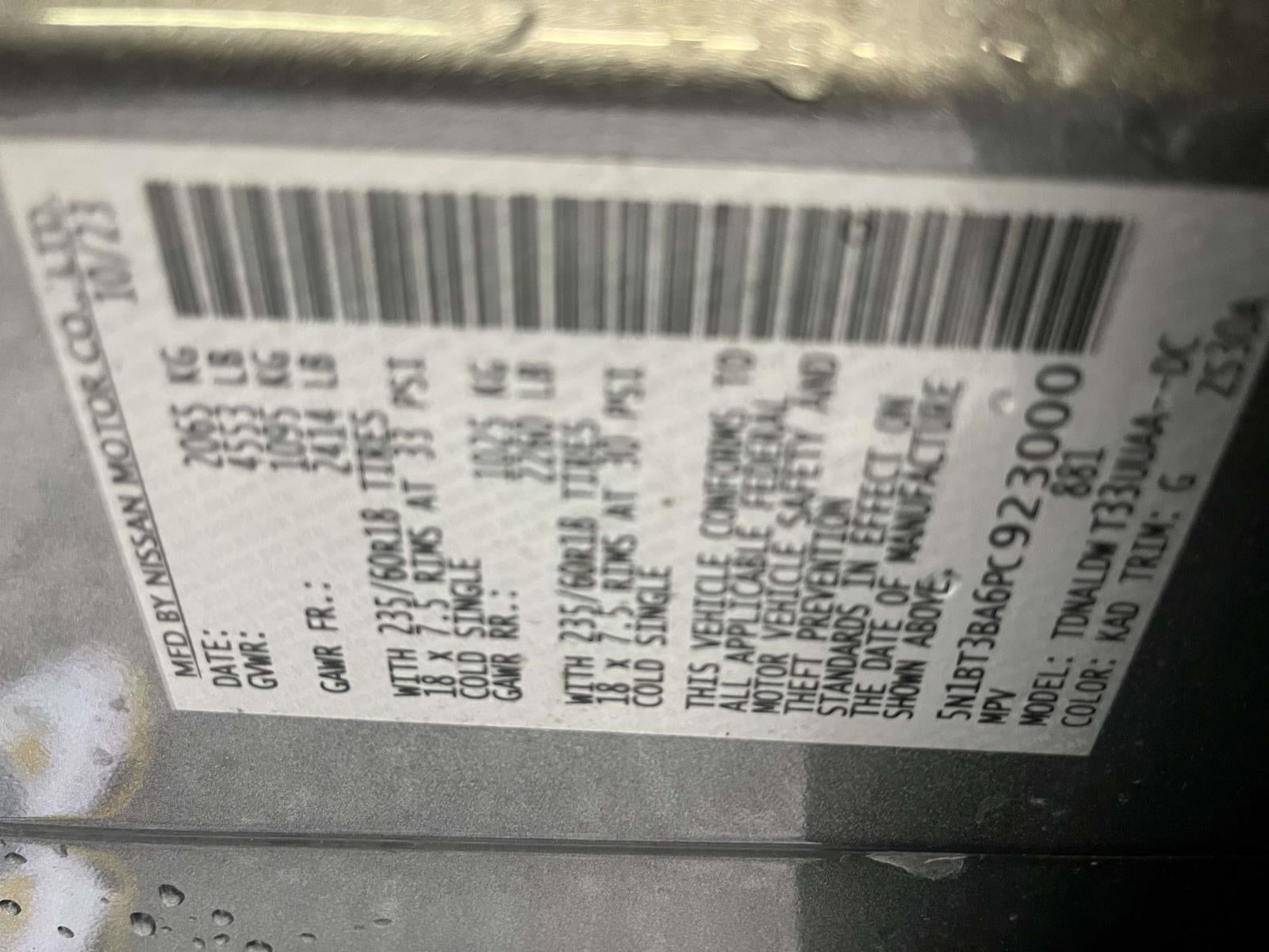 2023 Nissan Rogue SV FWD