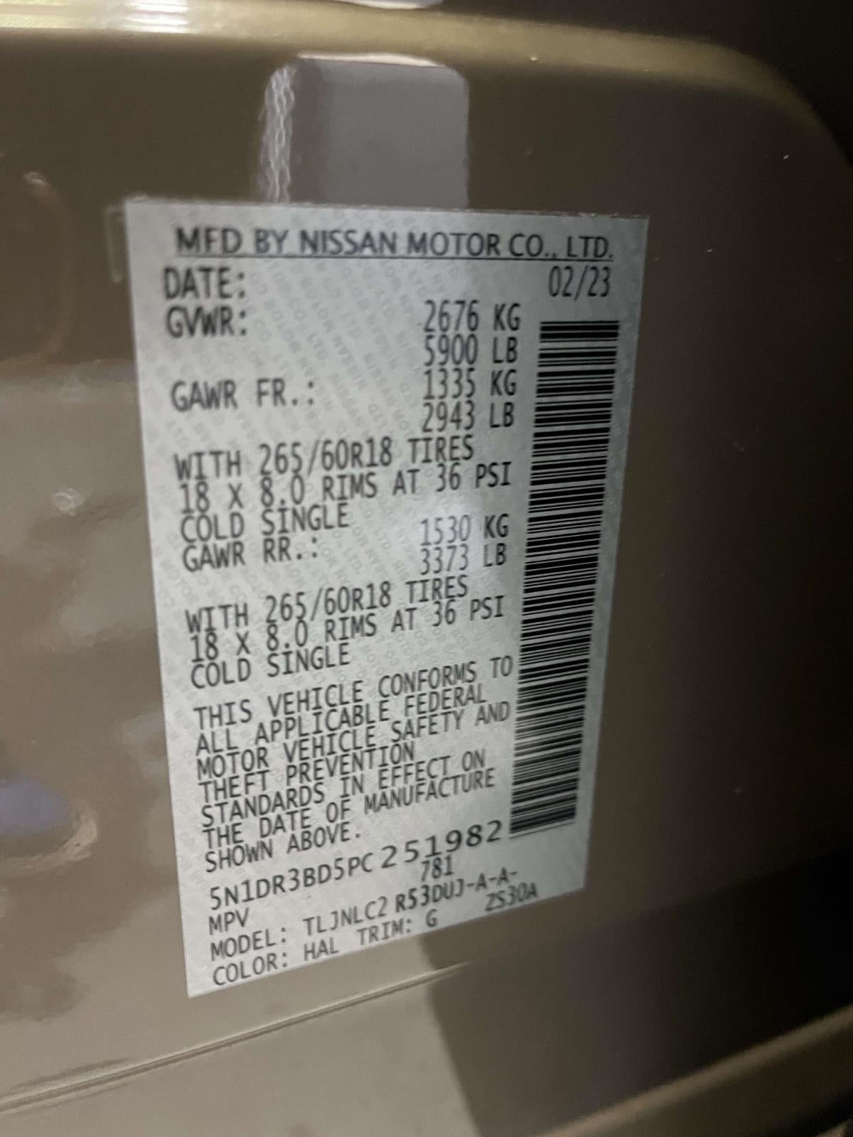 2023 Nissan Pathfinder Rock Creek 4WD