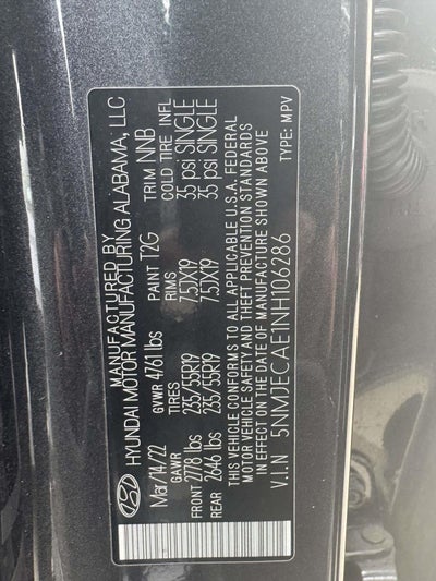 2022 Hyundai TUCSON Limited