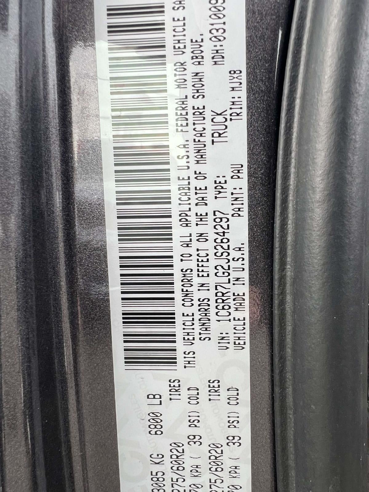 2018 RAM 1500 Big Horn Crew Cab 4x4 5'7' Box