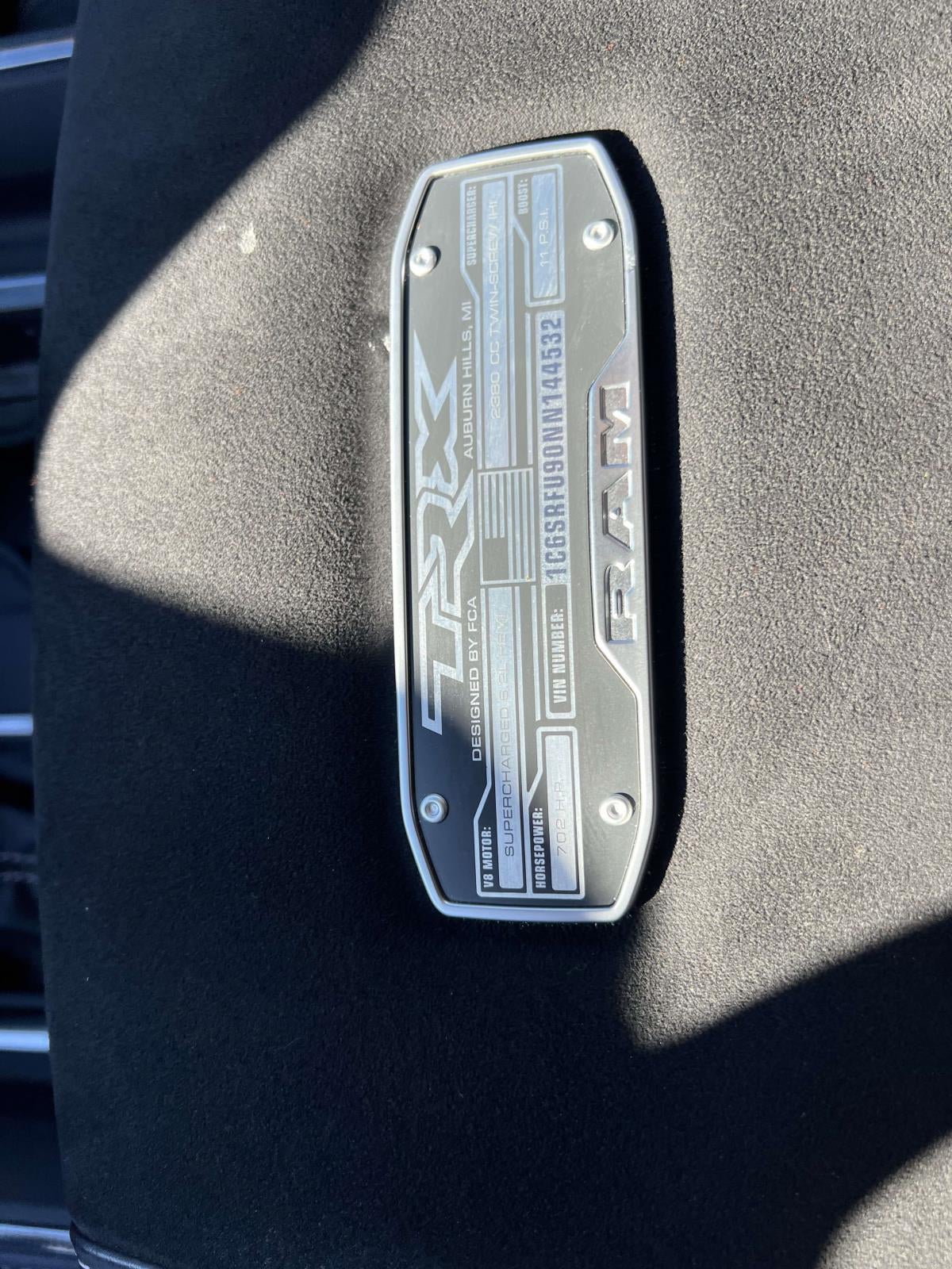 2022 RAM 1500 TRX Crew Cab 4x4 5'7' Box