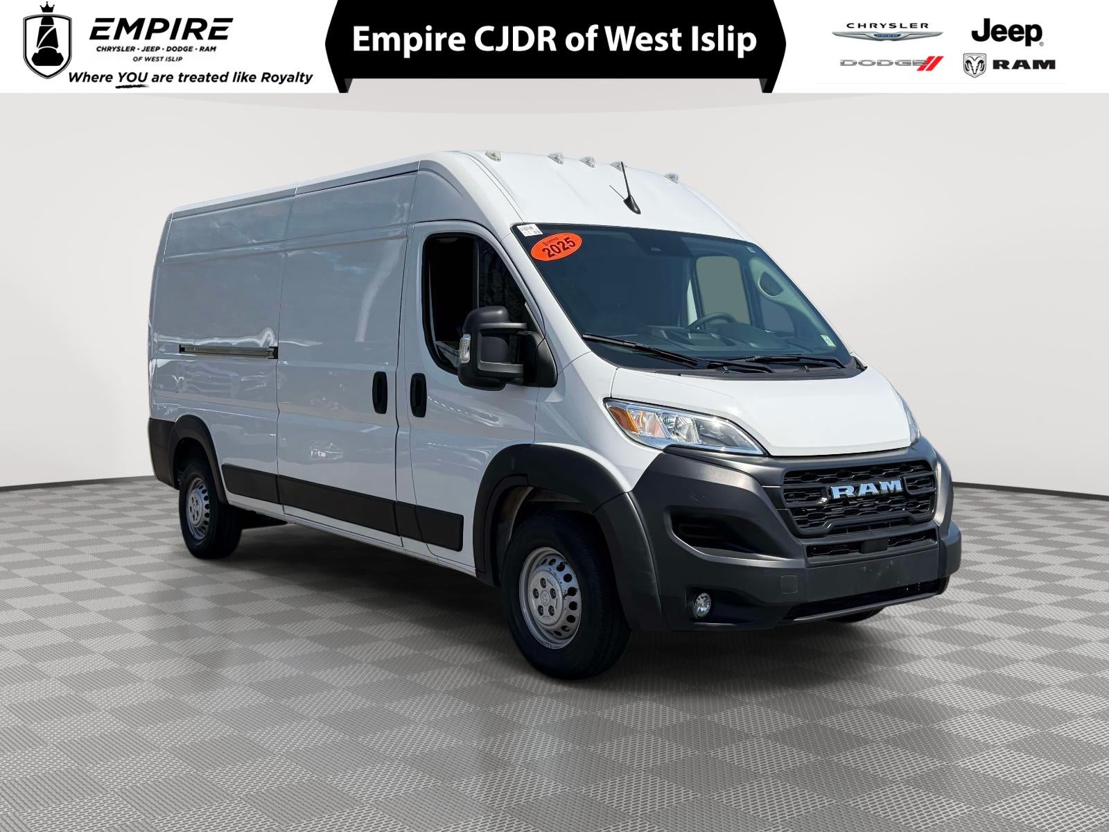 2025 RAM ProMaster 2500 Cargo Van Tradesman High Roof 159' WB w/Pass Seat