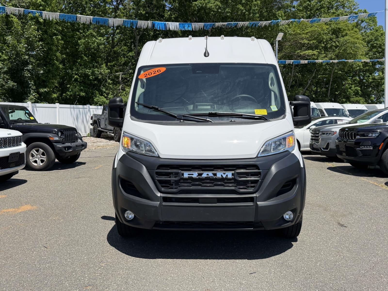 2026 RAM ProMaster 2500 Cargo Van Tradesman High Roof 159' WB w/Pass Seat