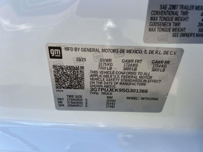 2025 GMC Sierra 1500 4WD Crew Cab Short Box Elevation with 3VL