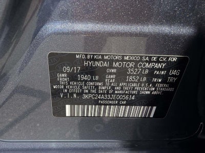 2018 Hyundai ACCENT SE
