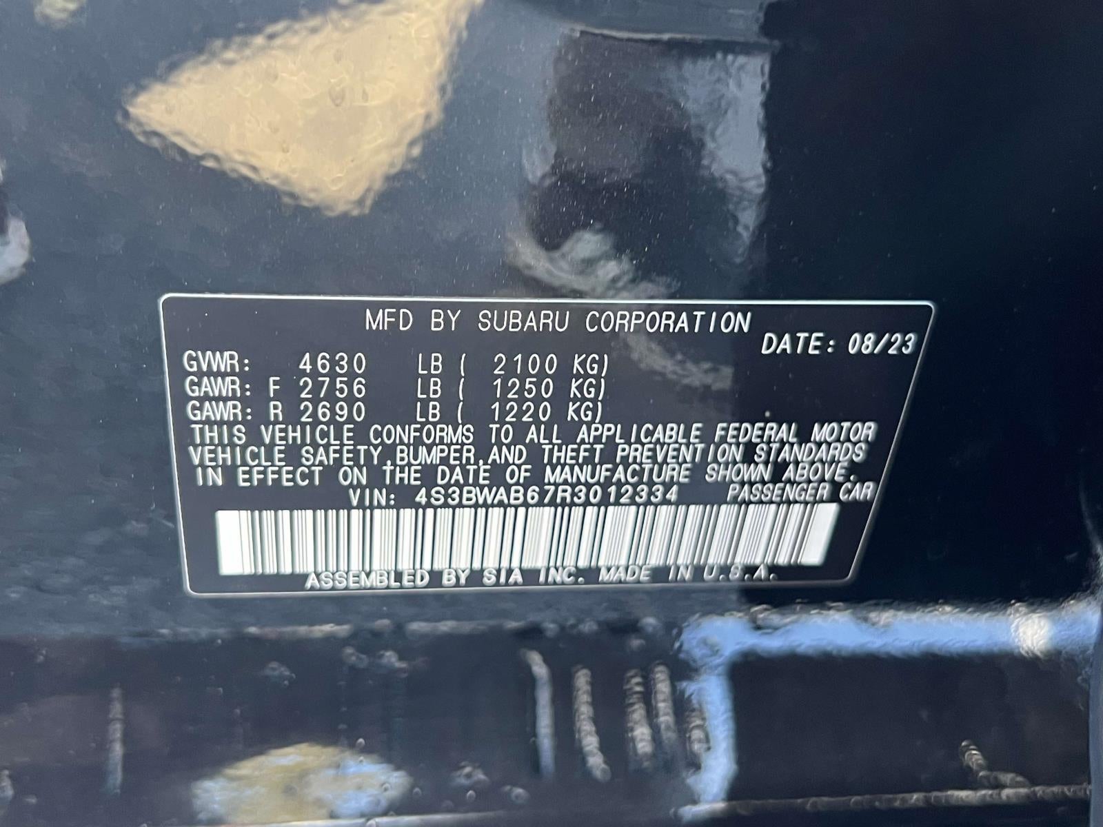 2024 Subaru Legacy Base