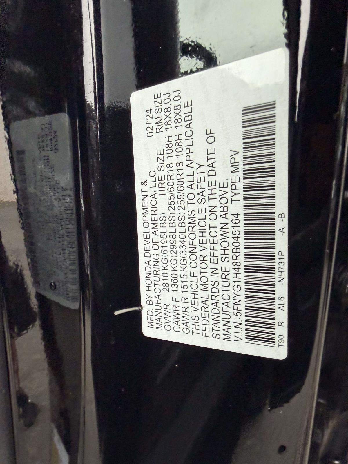 2024 Honda Pilot EX-L