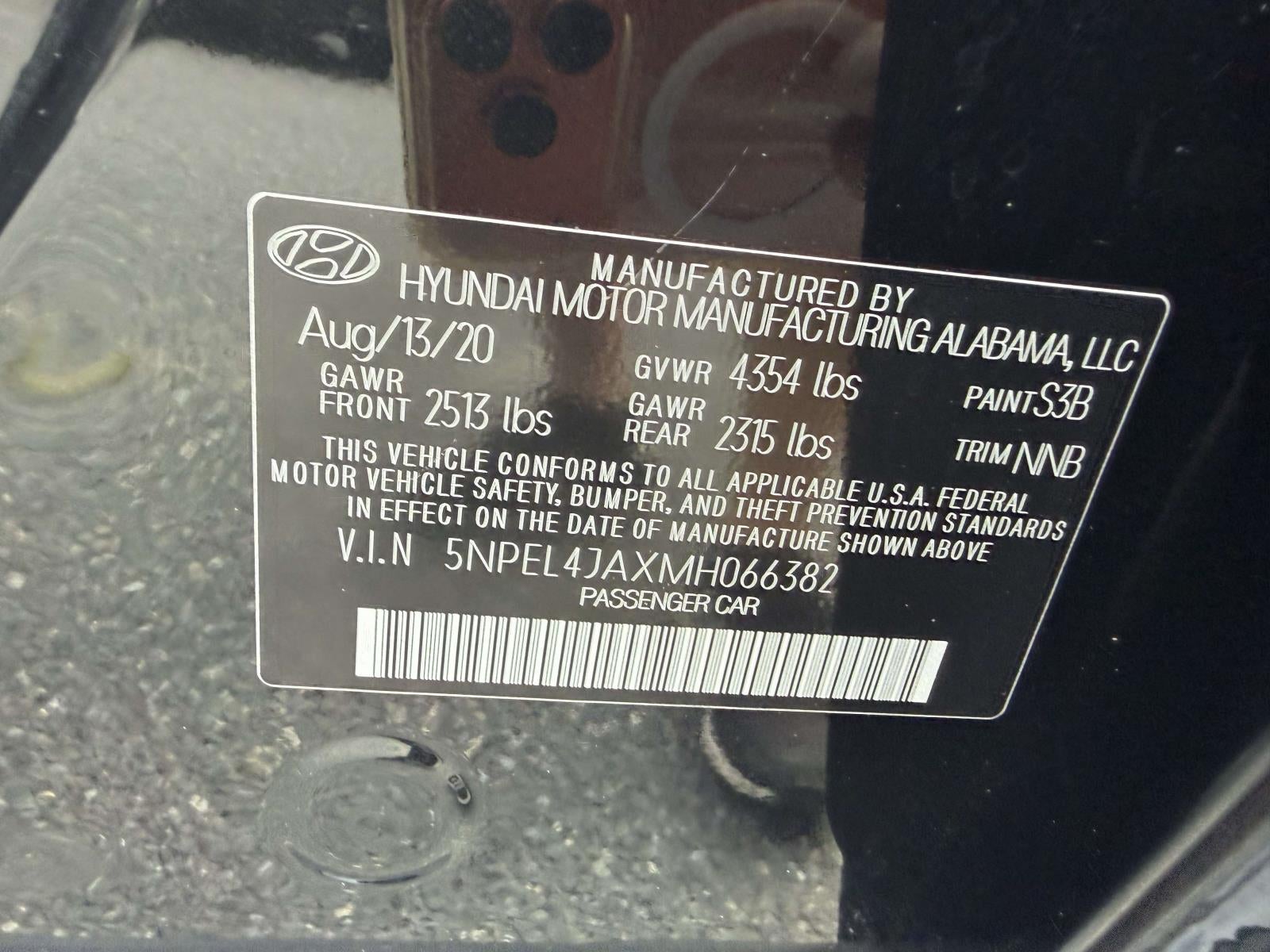2021 Hyundai SONATA SEL