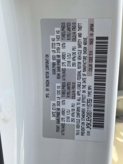 2025 Mazda Mazda CX-70 3.3 Turbo Premium Plus Package