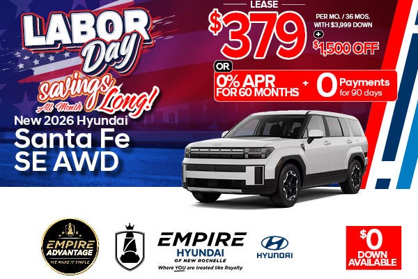 New 2026 Santa Fe SE AWD