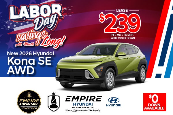 New 2026 Kona SE AWD