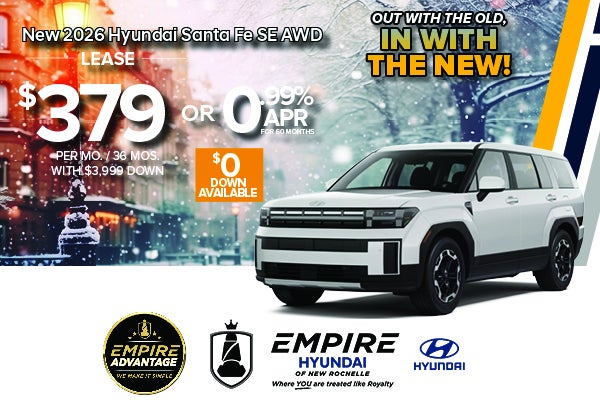 New 2026 Santa Fe SE AWD